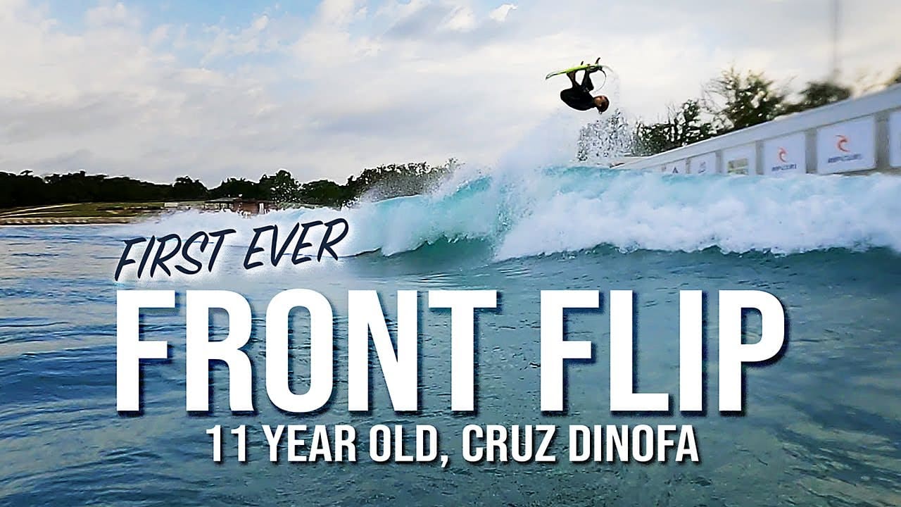 VIDEO: 11-Year-Old Lands World's First Surf Front Flip