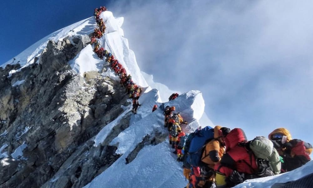 China Creating ‘Line of Separation’ at Everest Summit Over