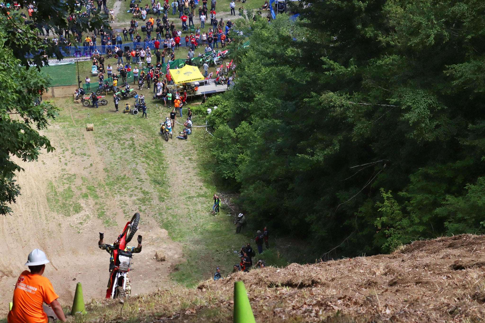 VIDEO Motorcycle Hill Climb New Hampshire Ski Resort (400ft/35