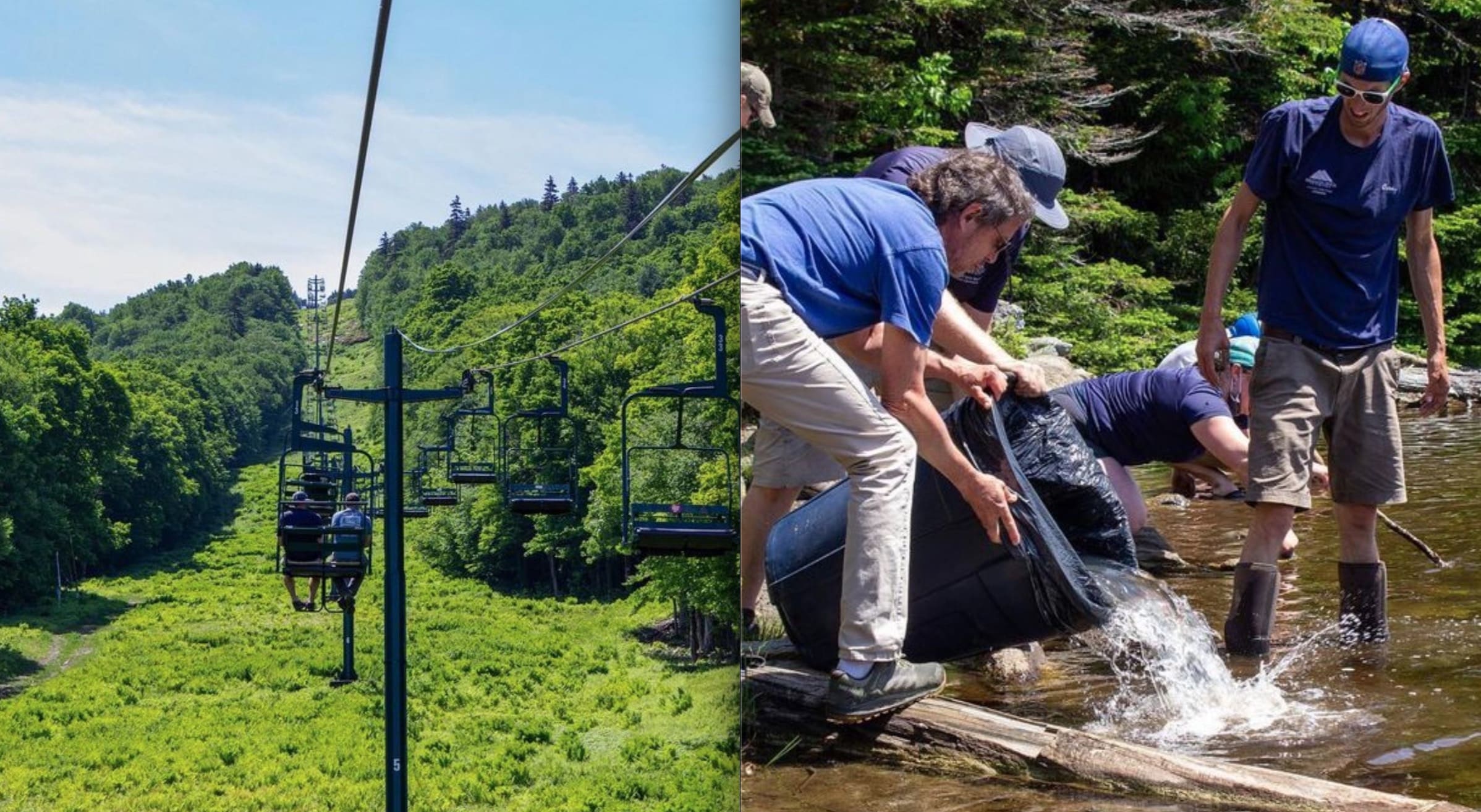 Vermont's Highest Pond Is Stocked With Trout Via Ski Lift
