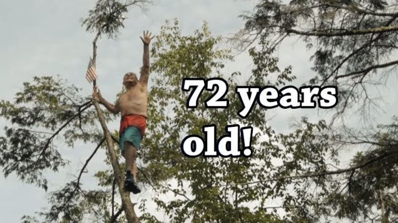 VIDEO: 72 Year Old Has No Problem Sending 65ft Cliff Dives