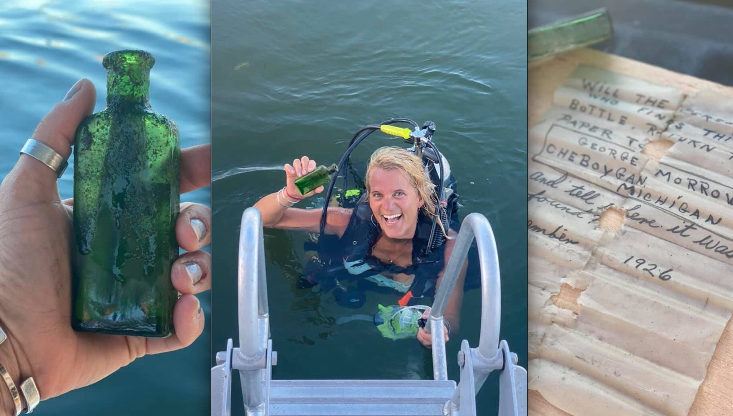 Michigan Woman Finds Message In A Bottle From 1926