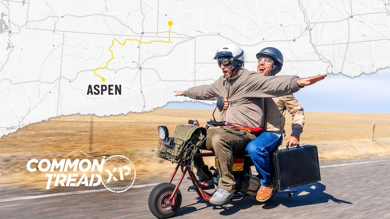 2 Dudes Complete the Dumb and Dumber Mini-Bike Road Trip to Aspen