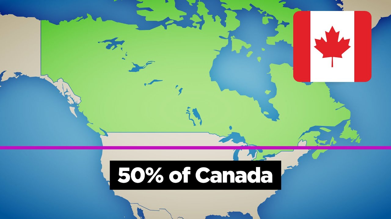 Why 50% Of Canadians Live South Of Seattle