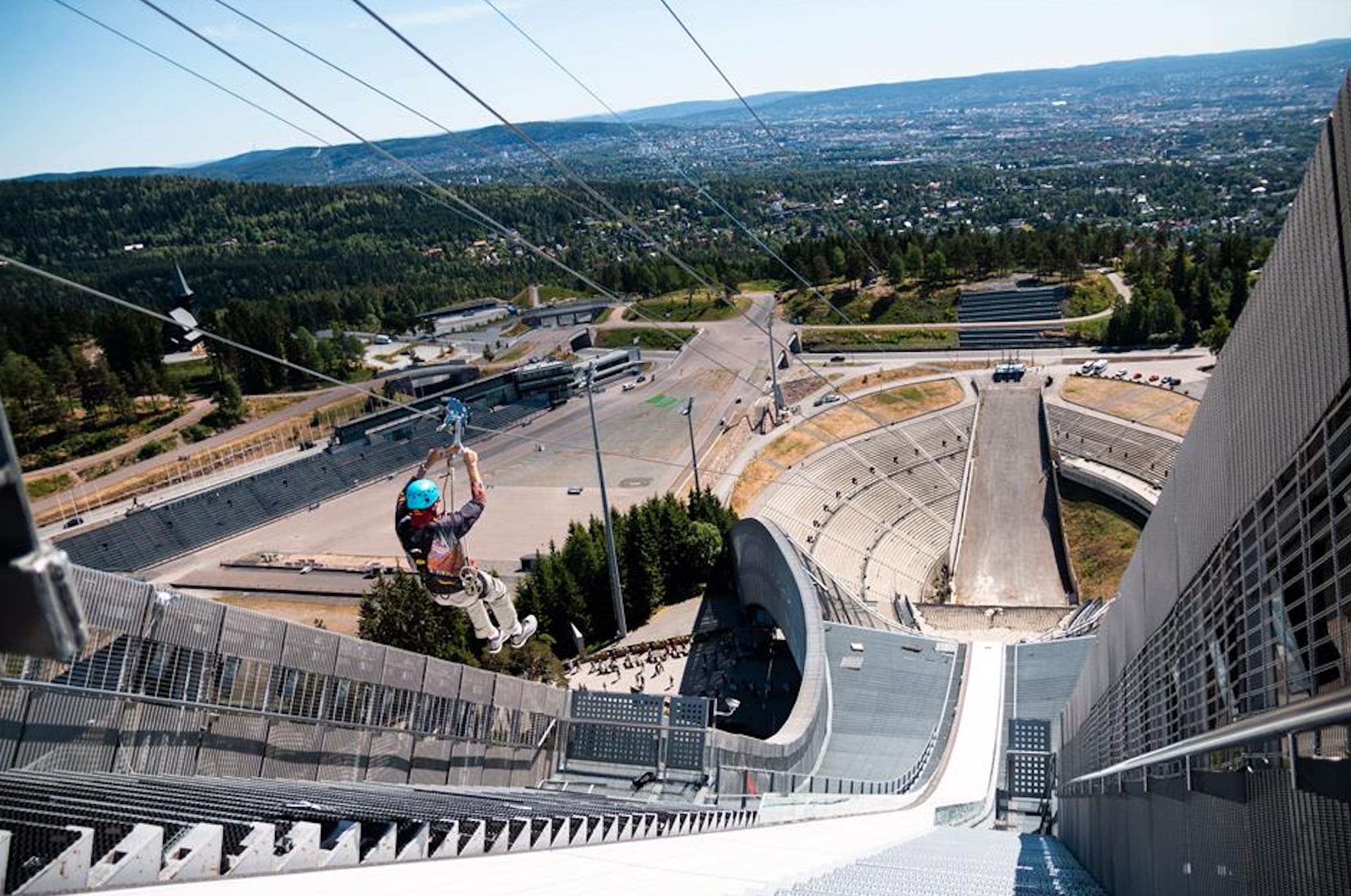 You Can Zip Line Down Oslo S Holmenkollen Ski Jump