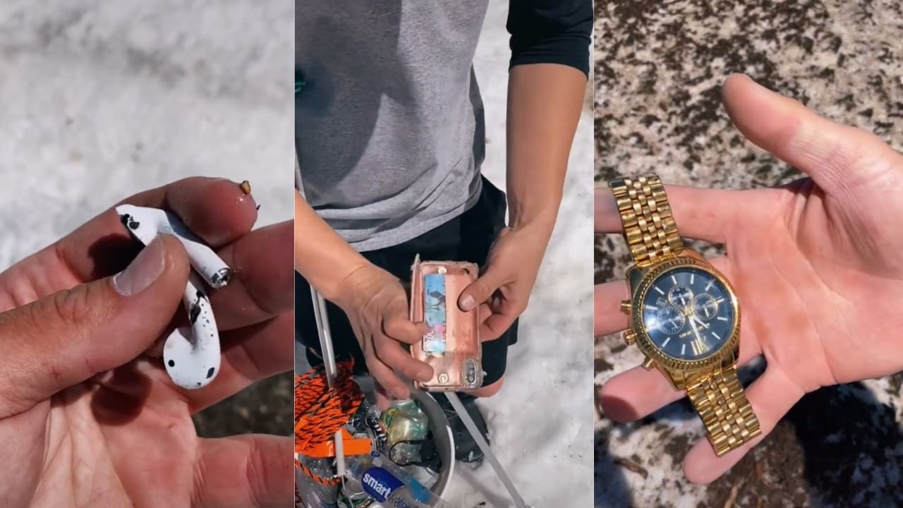 What You Find Under Chairlifts After Snow Melts (Watch)