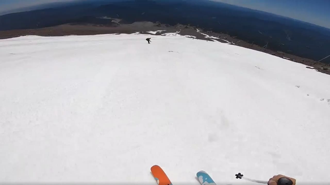 Watch: Slushy Summer Lap Down Palmer Snowfield at Mt. Hood