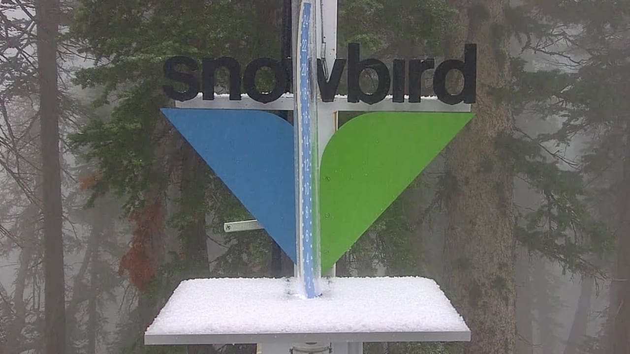Snowbird Reporting First Snowfall Of The Season!