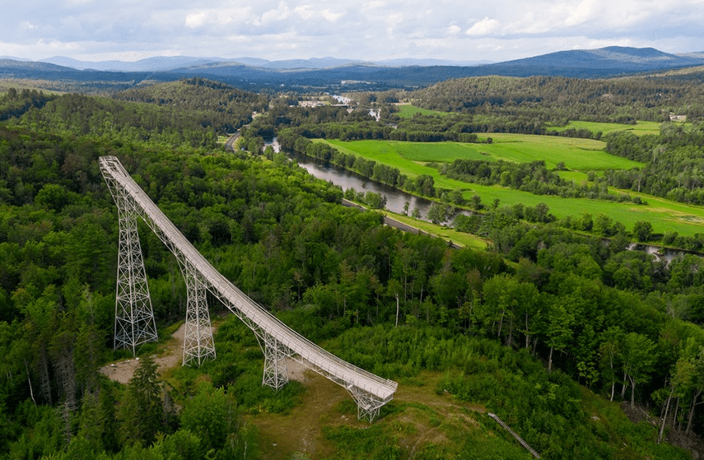 Group Restoring Historic "Big Nansen" Ski Jump In New Hampshire