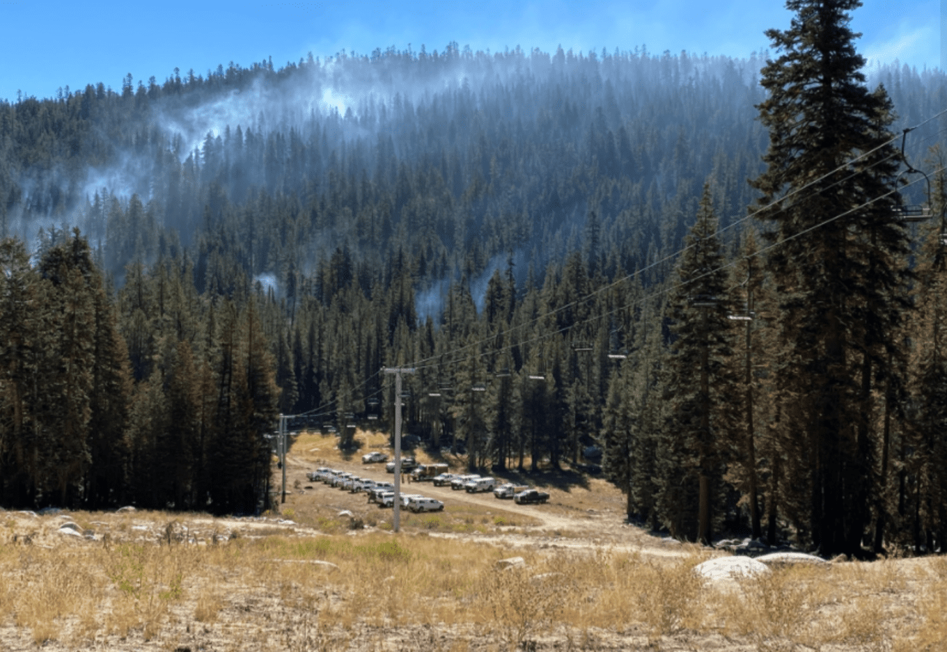 Post-Fire Assessment Finds Damage To Chairlifts at Sierra-At-Tahoe