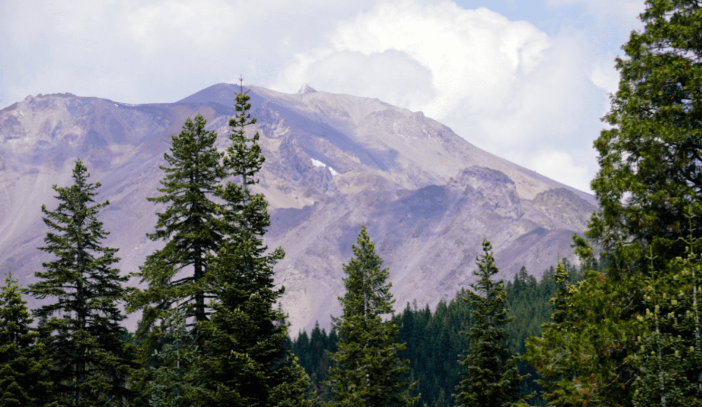 Mount Shasta Displays Impact of Drought And Climate Change