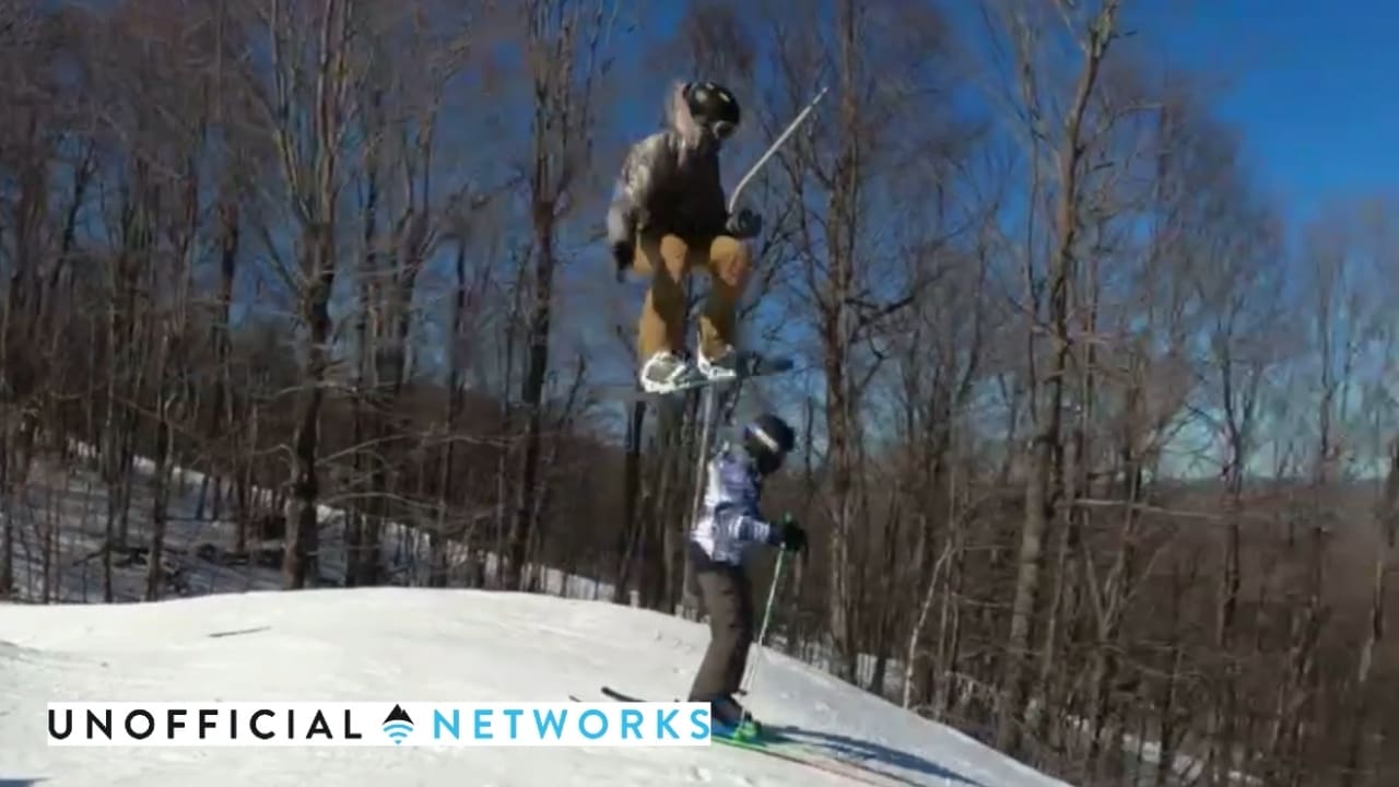 Snowboarder vs. Skier Near Miss- Who's At Fault?