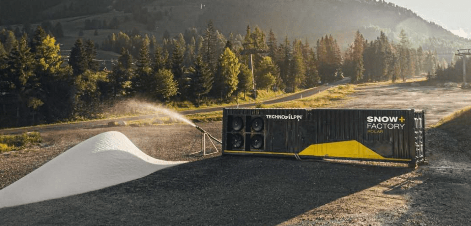The SnowFactory Is A Mobile, Self-Contained Snowmaking Operation