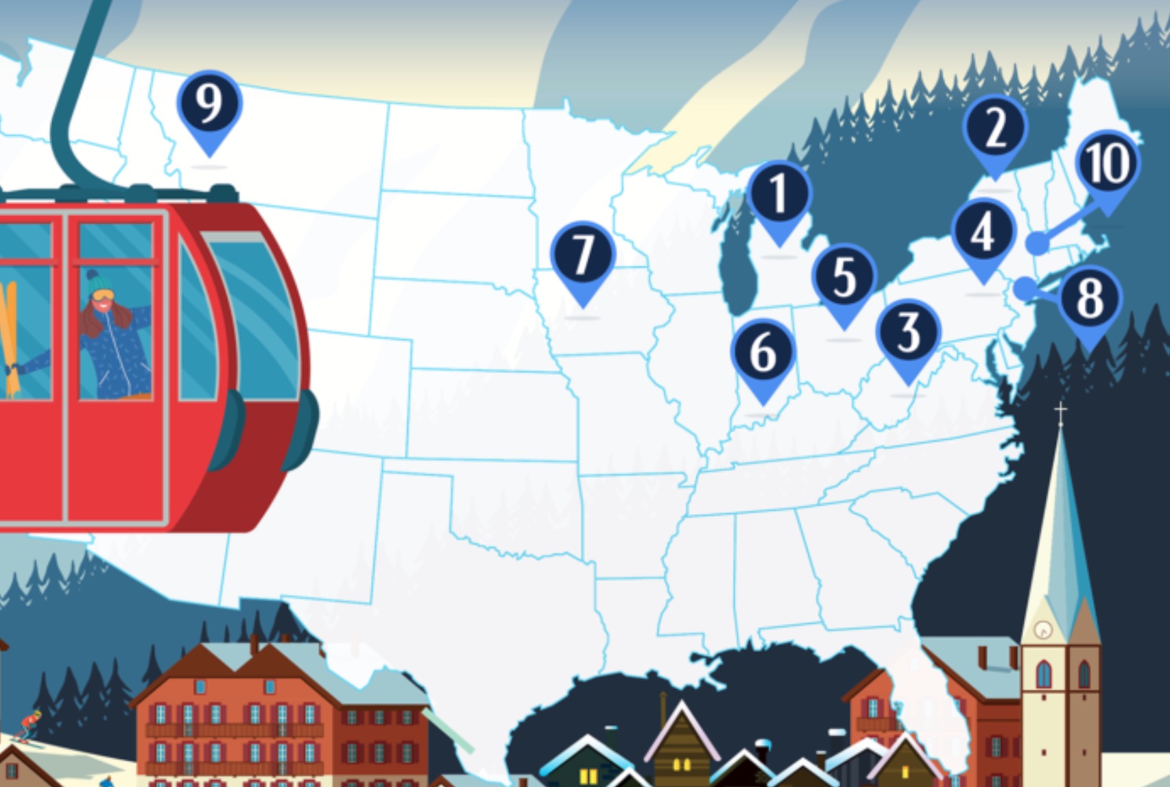 Top 10 Most Affordable Ski Towns | According To Realtor.com