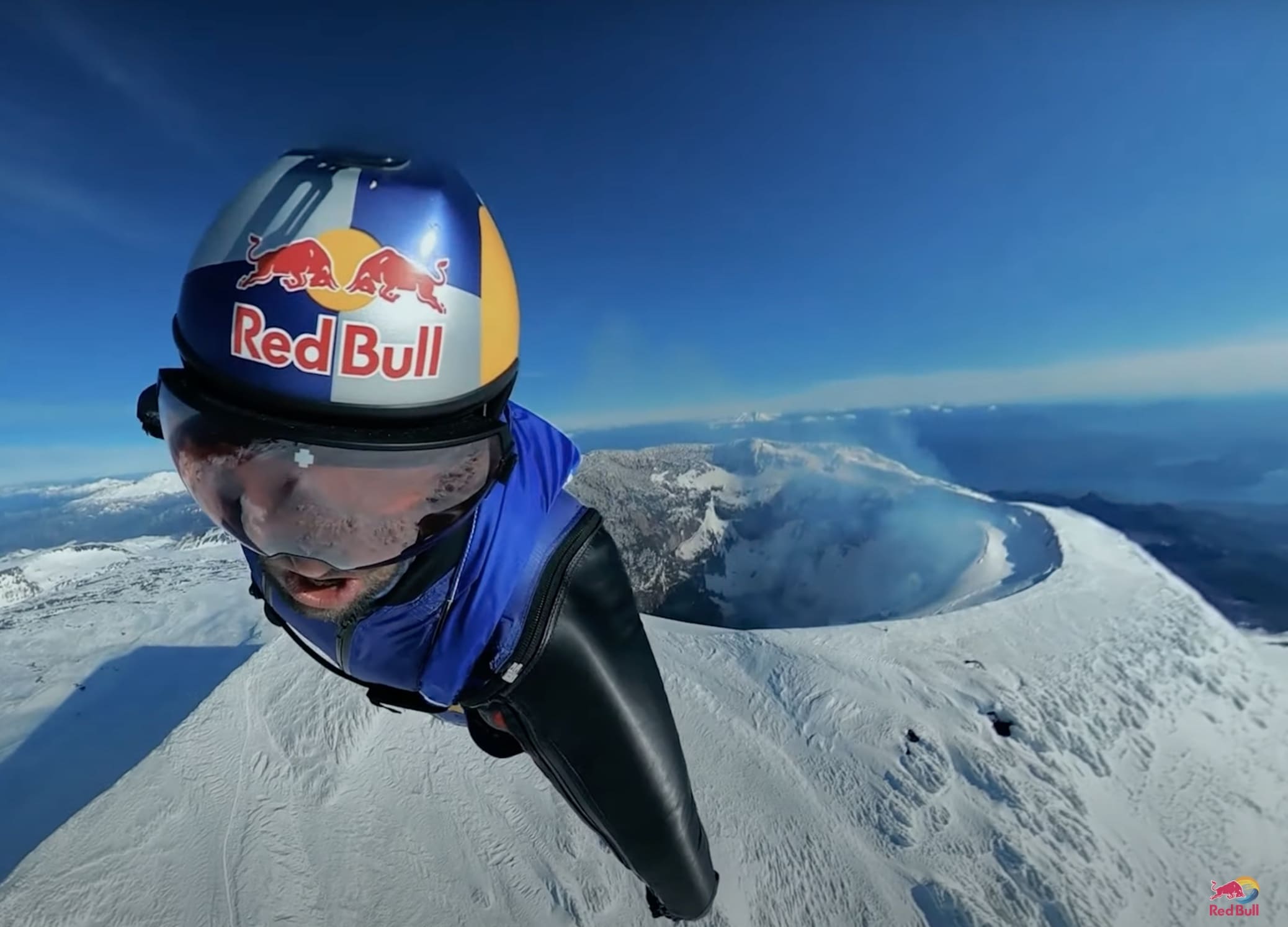 VIDEO: Wingsuiter Flys Into Active Volcano