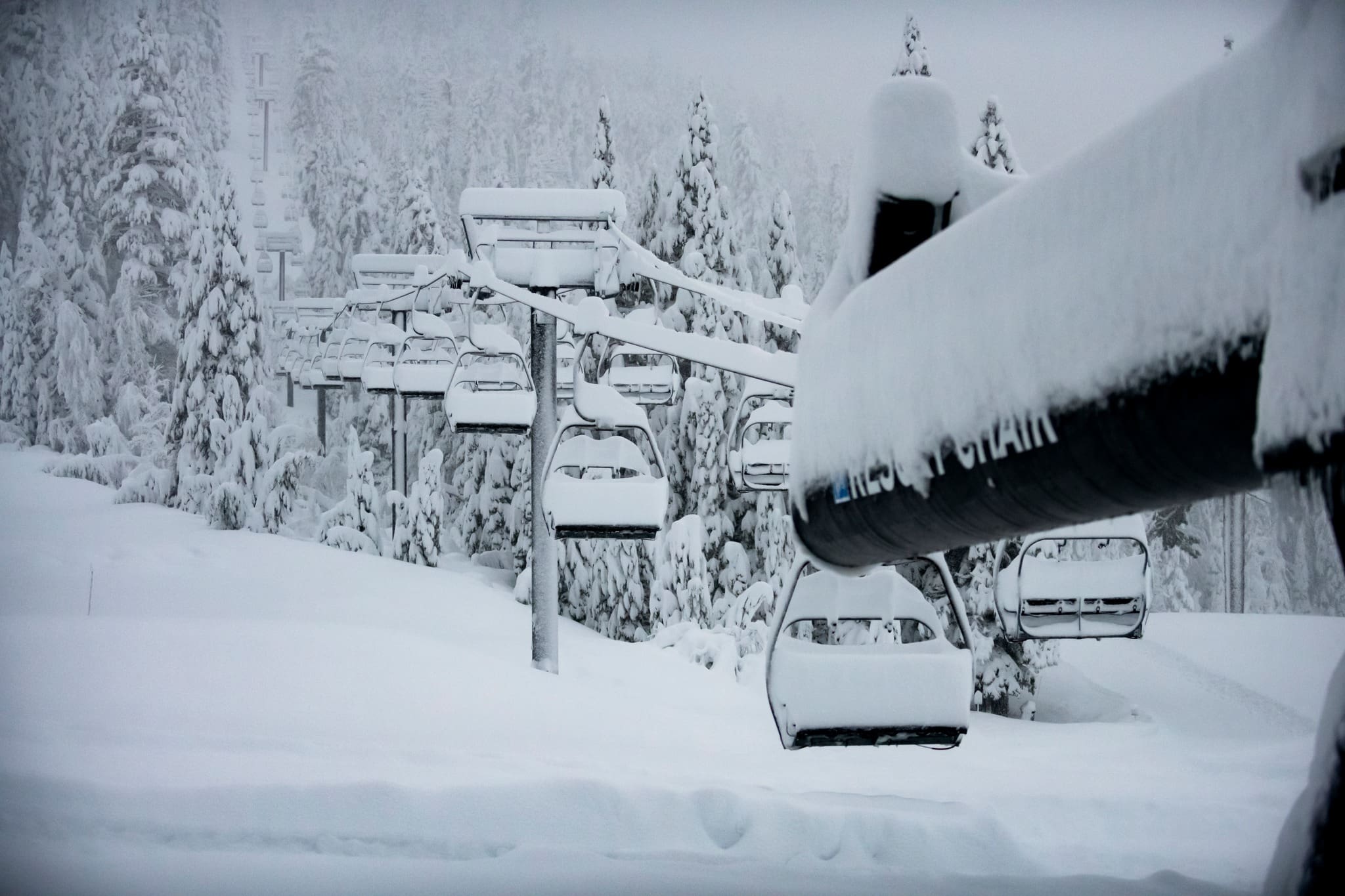 Palisade Tahoe Got 5 Feet of Snow In The Past 7 Days