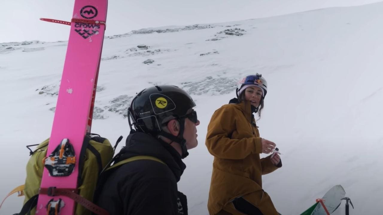 Tatum Monod Skis Big Couloir With Her 63-Year-Old Dad