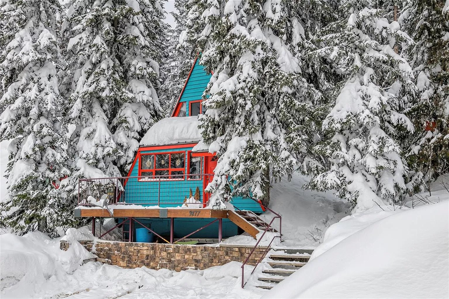 For Sale: Cute A-Frame Cabin with Slopeside Access at Silver Star