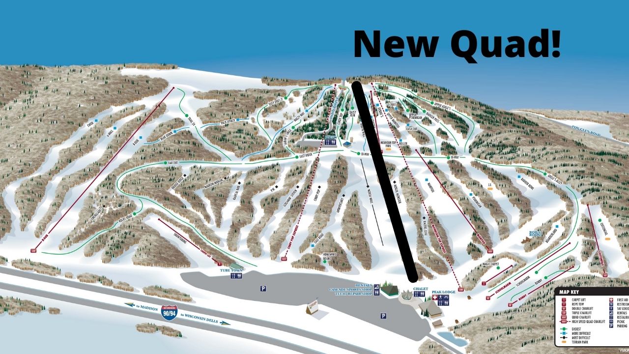 Cascade Mountain Adding New Quad Chairlift This Summer