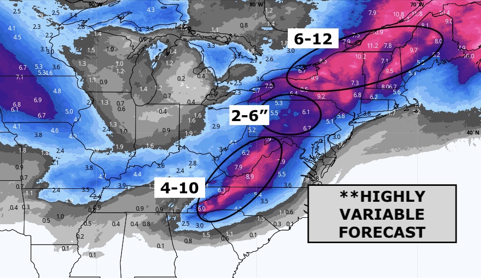 Nor'easter To Bring Powder To The East