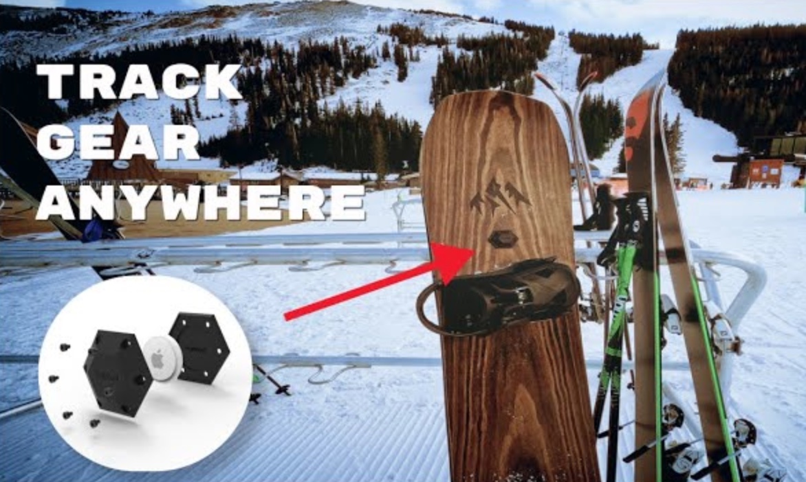 Ski & Snowboard Anti-Theft Airtag Mounts