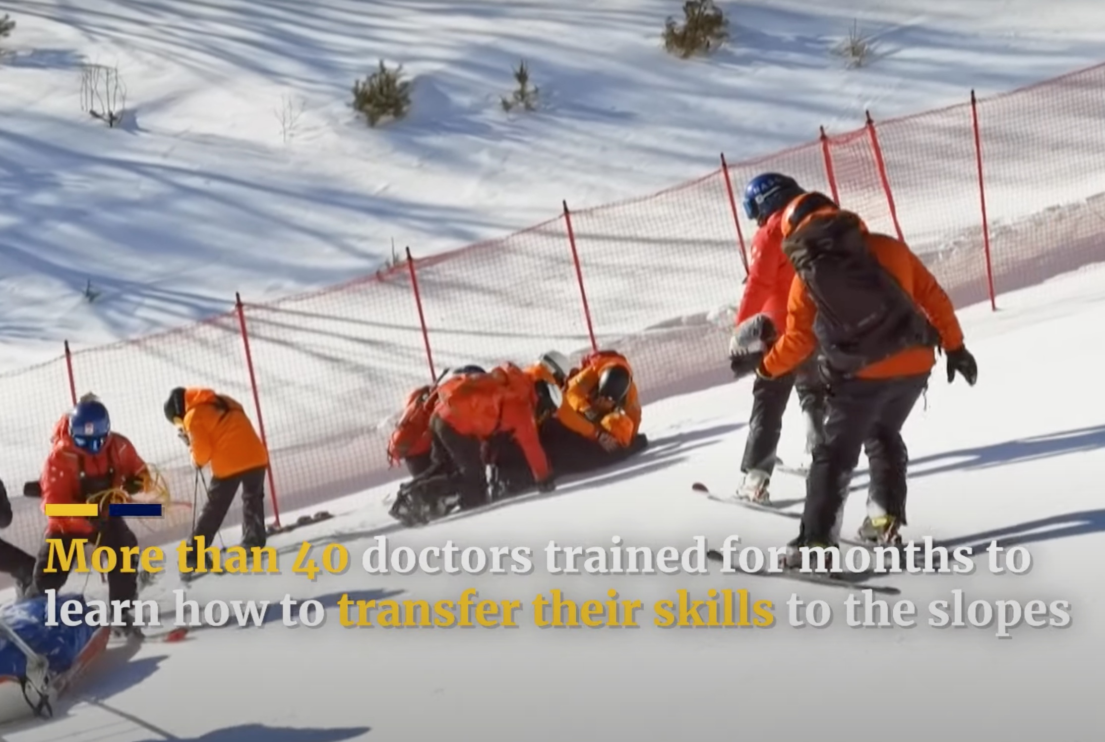40+ Chinese Doctors Trained In Skiing For Emergency Response During Olympics