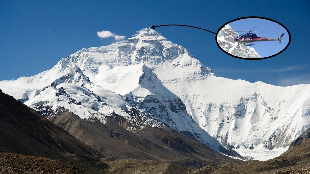 The One And Only Time A Helicopter Landed On Mt. Everest's Summit