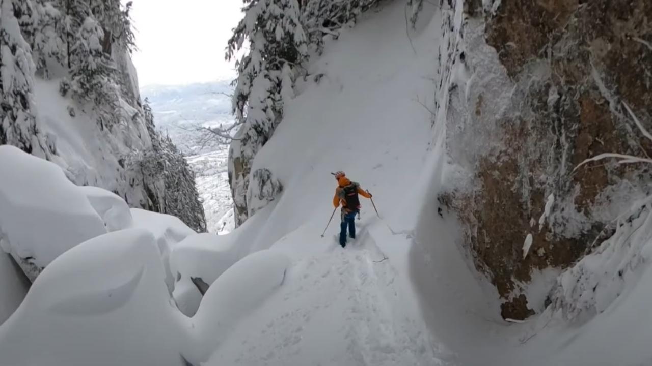 Skiers Make First Known Descent of Iconic Rock Climbing Route (Thanks To DEEP Snowpack)