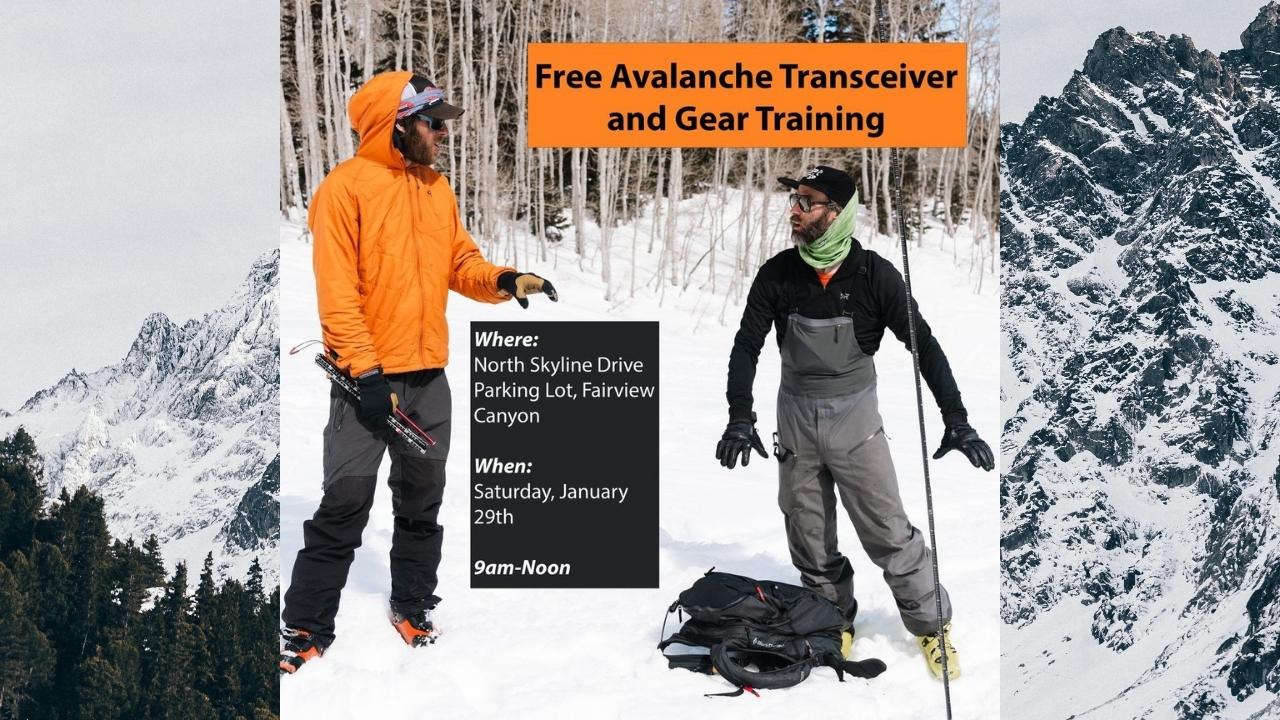 Utah Avalanche Center Offering Free Transceiver and Rescue Gear Training This Weekend