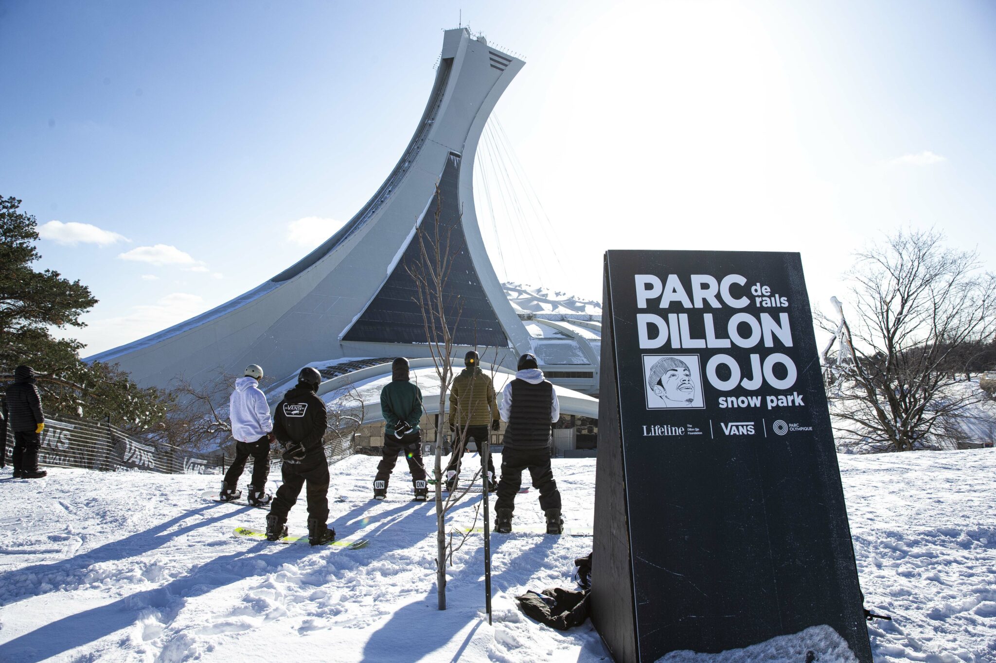 Free Terrain Park Built at Montreal's Olympic Stadium