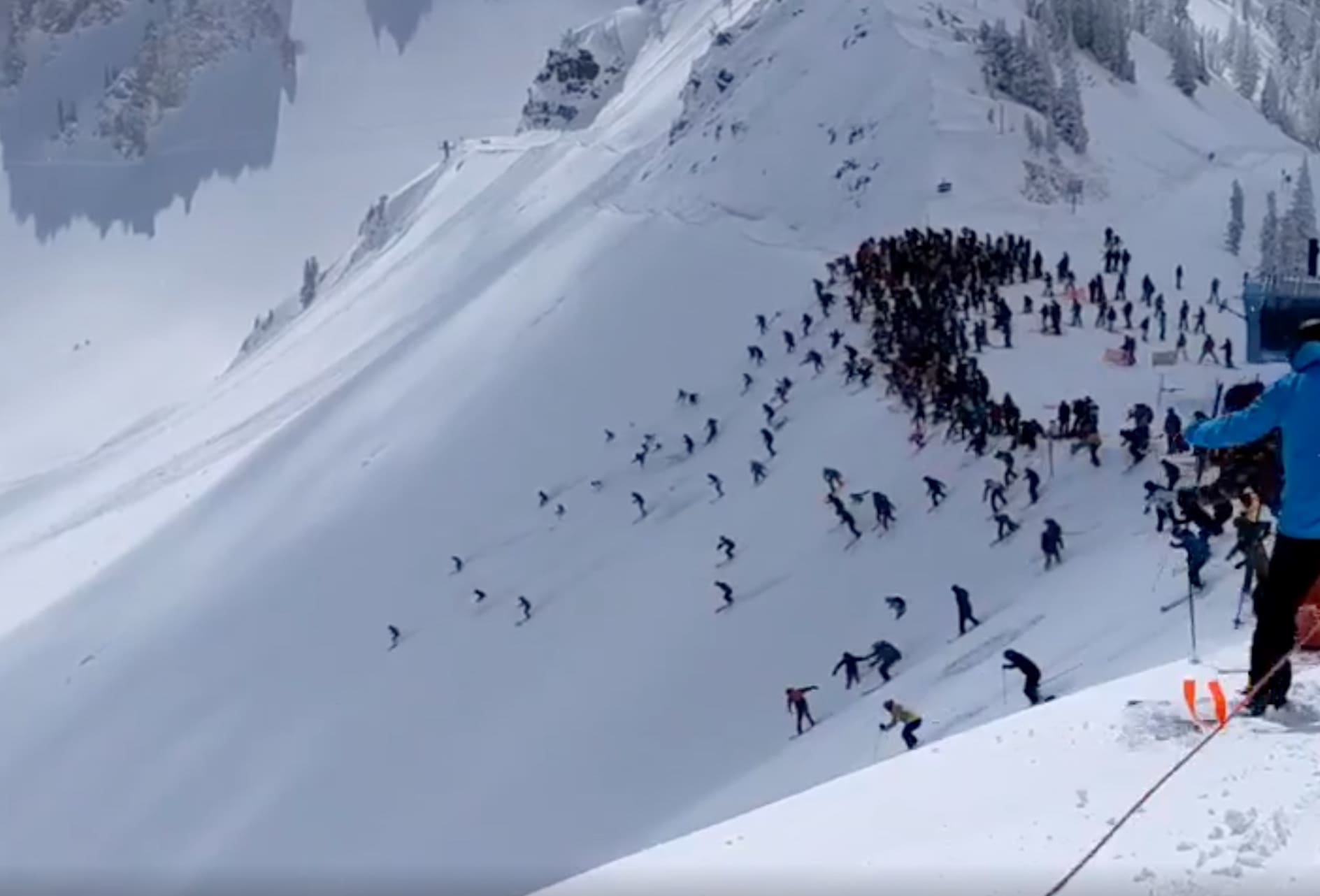 VIDEO This Rope Drop At Snowbird Is Bonkers