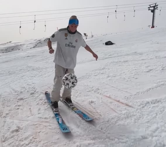 This Dude’s Ski Soccer Juggling Skills Are Incredible