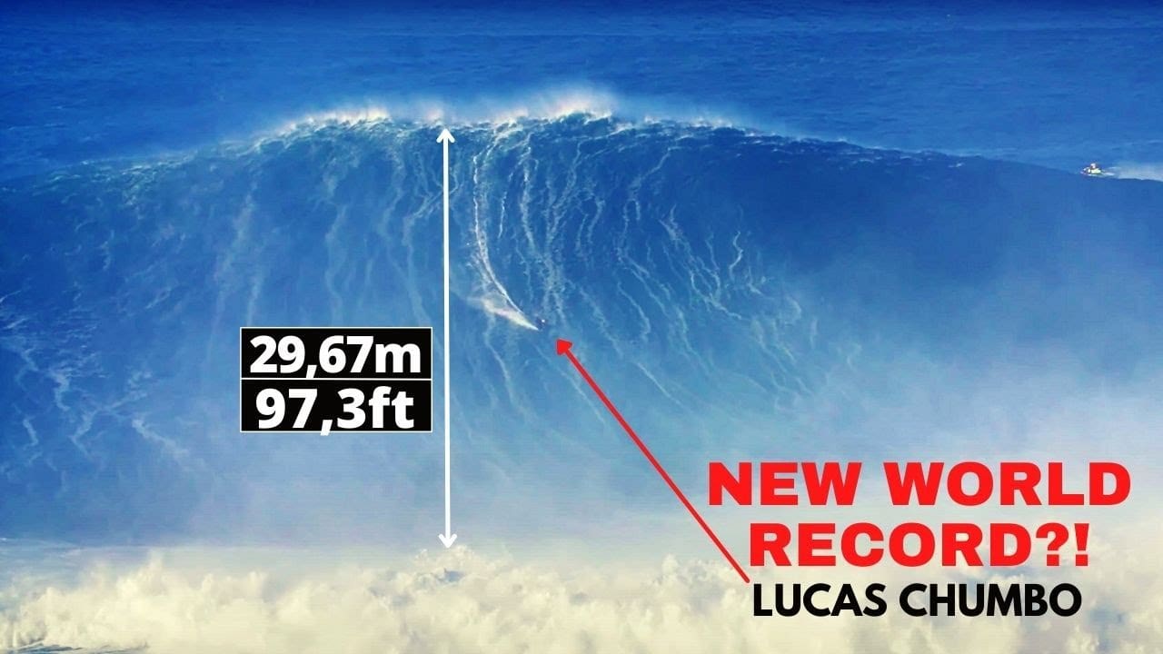 New Unofficial Record For Largest Wave Surfed (97.3ft @ Nazaré, Portugal)
