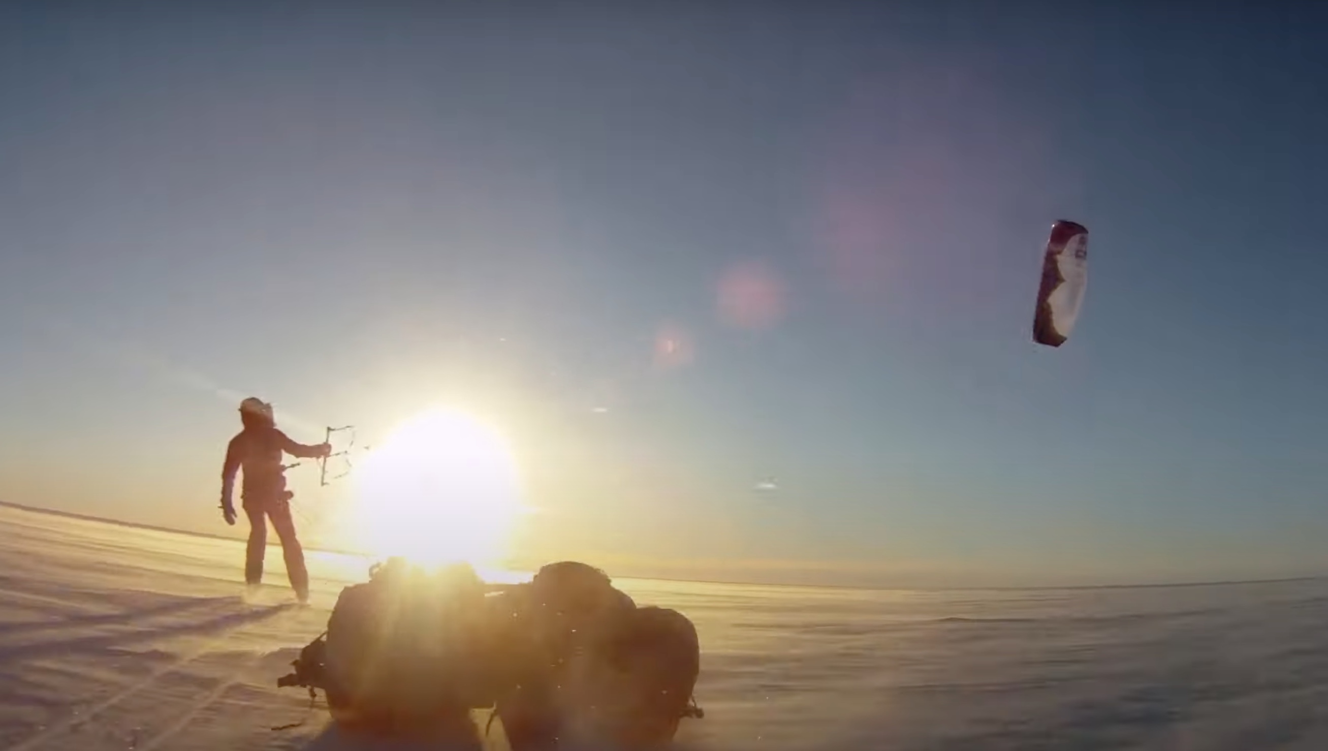 DOCUMENTARY: Kite-Skiers Epic 1,429 Mile Journey Along Greenland's South-North Axis