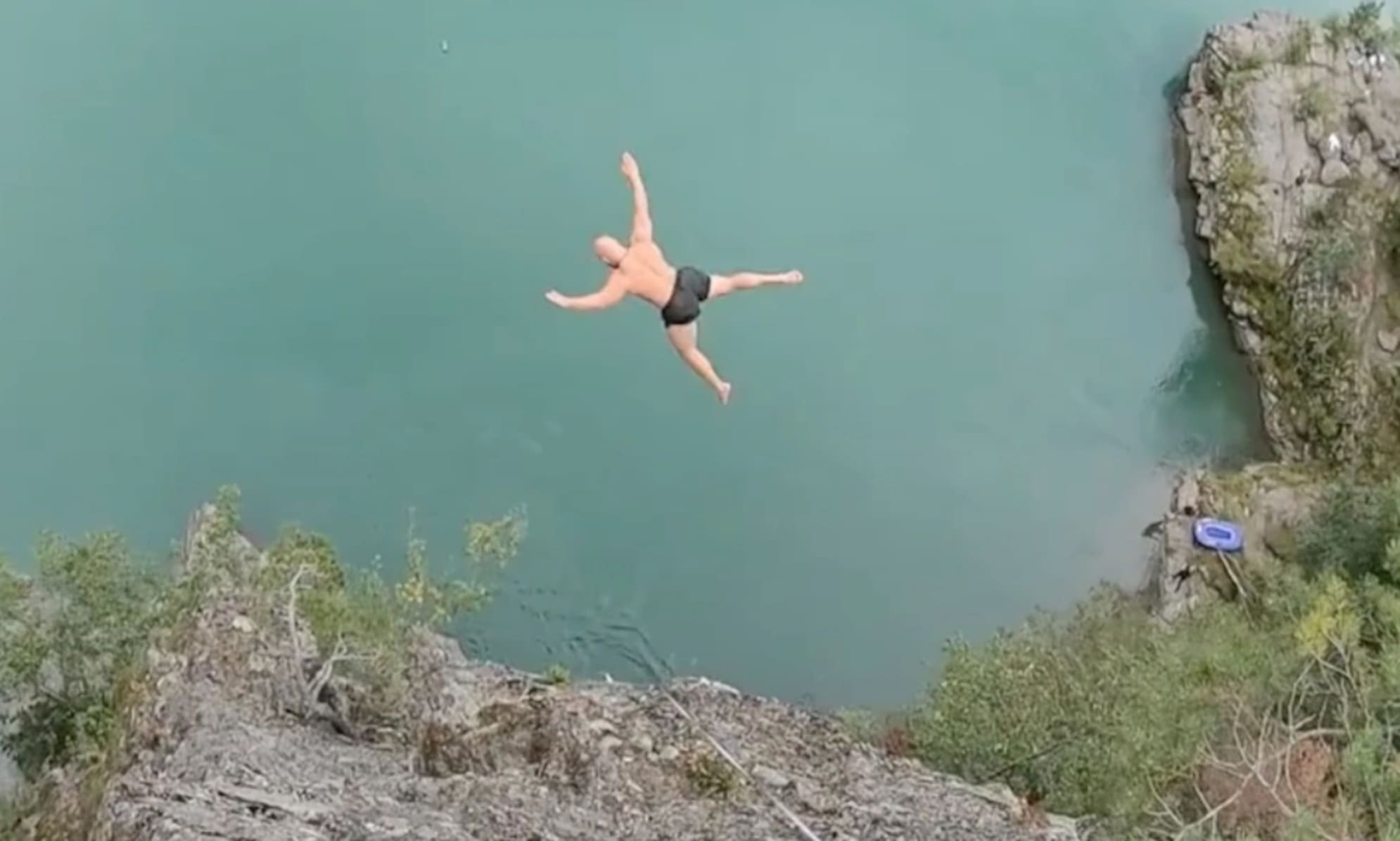 VIDEO World Record 102ft Norwegian Death Dive