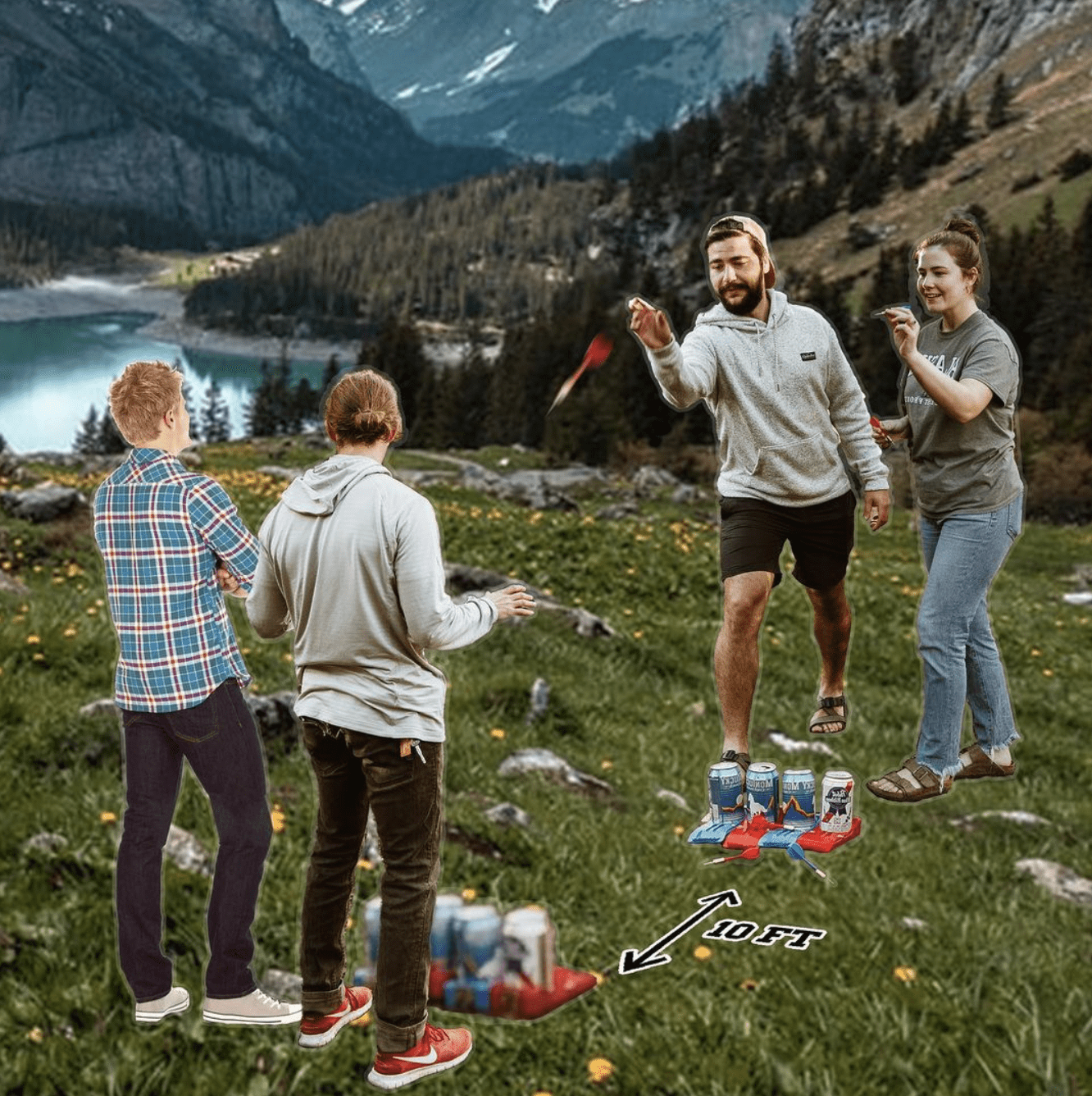 Keystone Ski Patrollers Introduce The World To Beer Darts