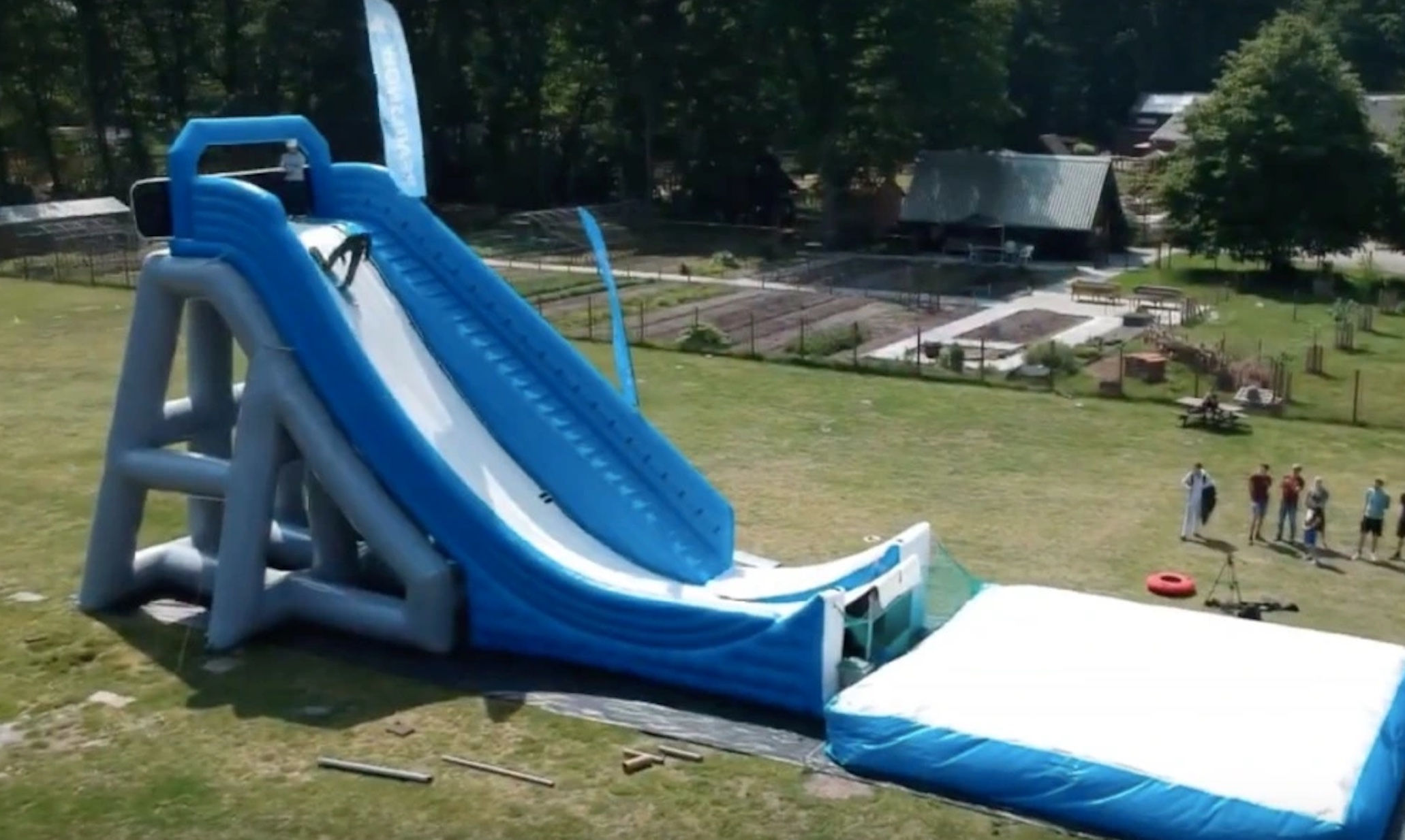 We All Need These 10-Meter High Inflatable Ski Slopes