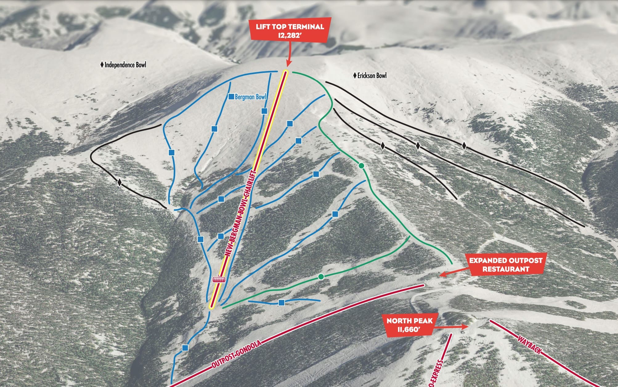 Keystone Announces Names of the New Bergman Bowl Trails