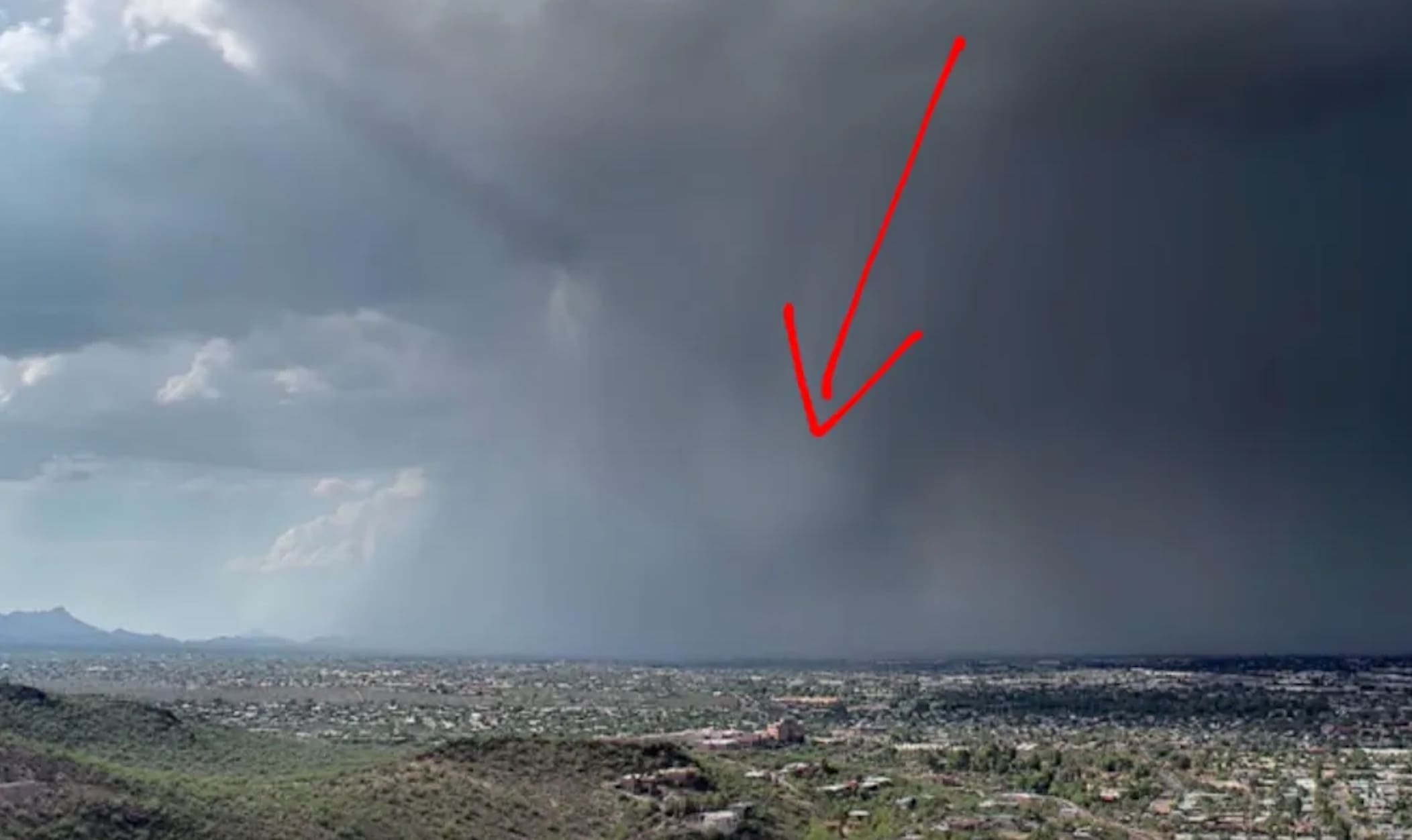 Have You Ever Seen A Wet Micro-Burst....AKA "Rain Bomb"