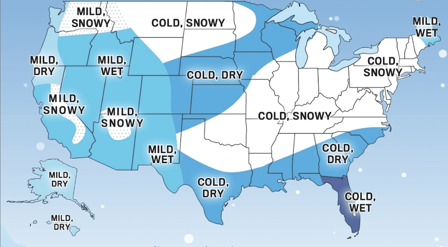 Old Farmer's Almanac Predicts "Tale Of Two Winters" For 2023