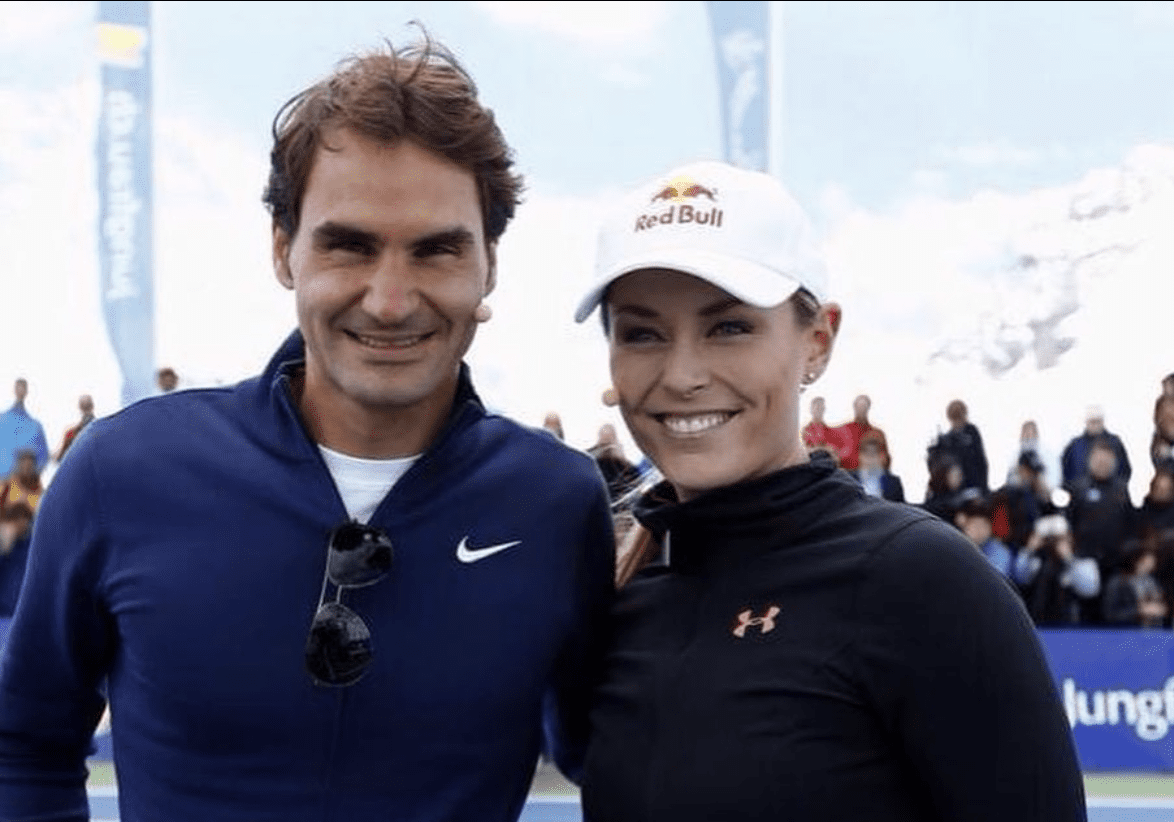 Lindsey Vonn Congratulates Roger Federer For An Astonishing Career
