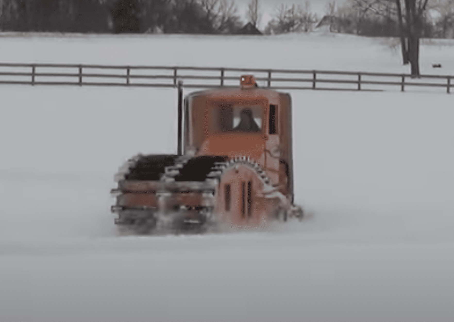 WATCH This Bizarre Snowmobile Is A Complete One Of A Kind