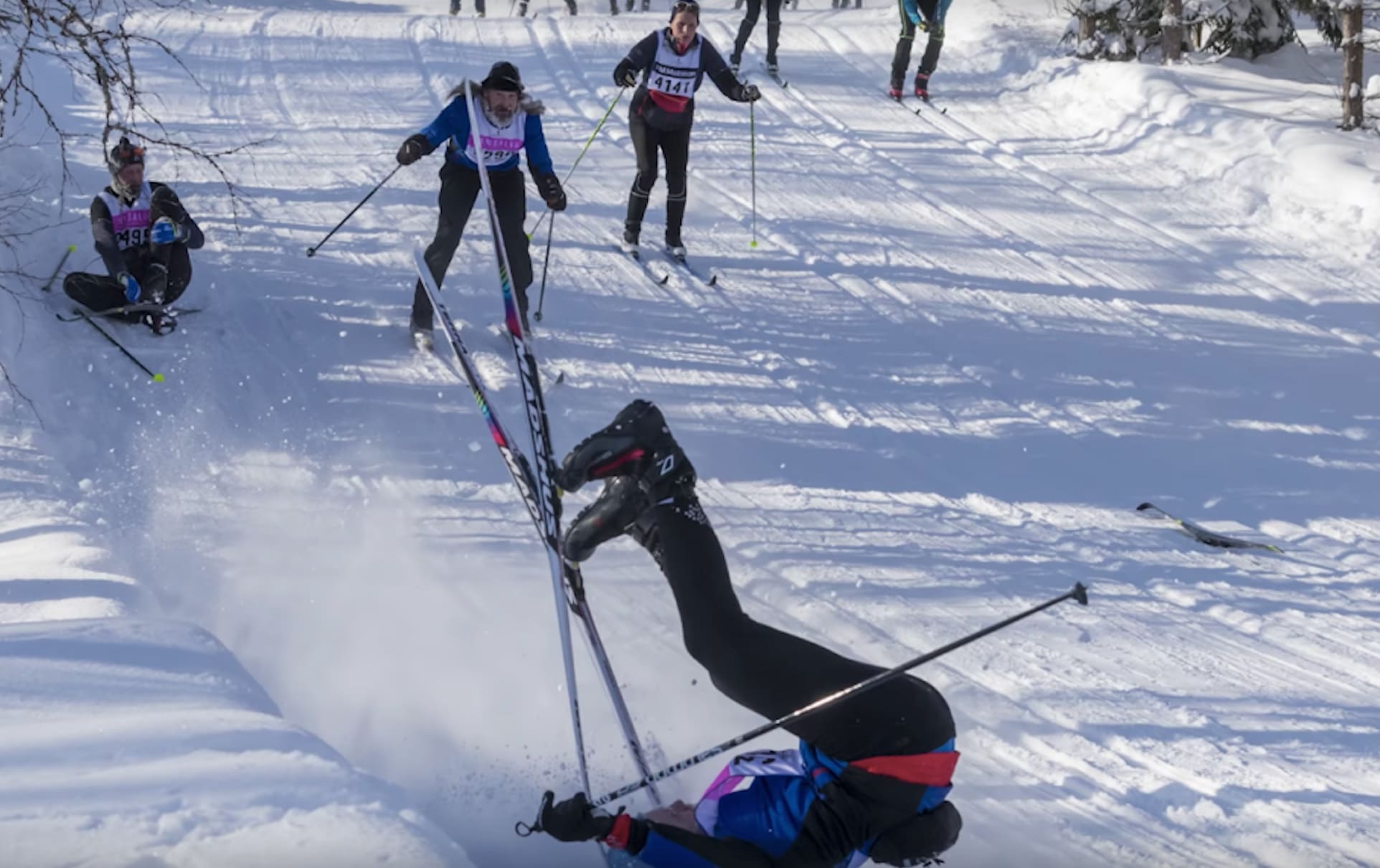 Watching Slow Motion Cross Country Carnage Is Absolutely Mesmerizing