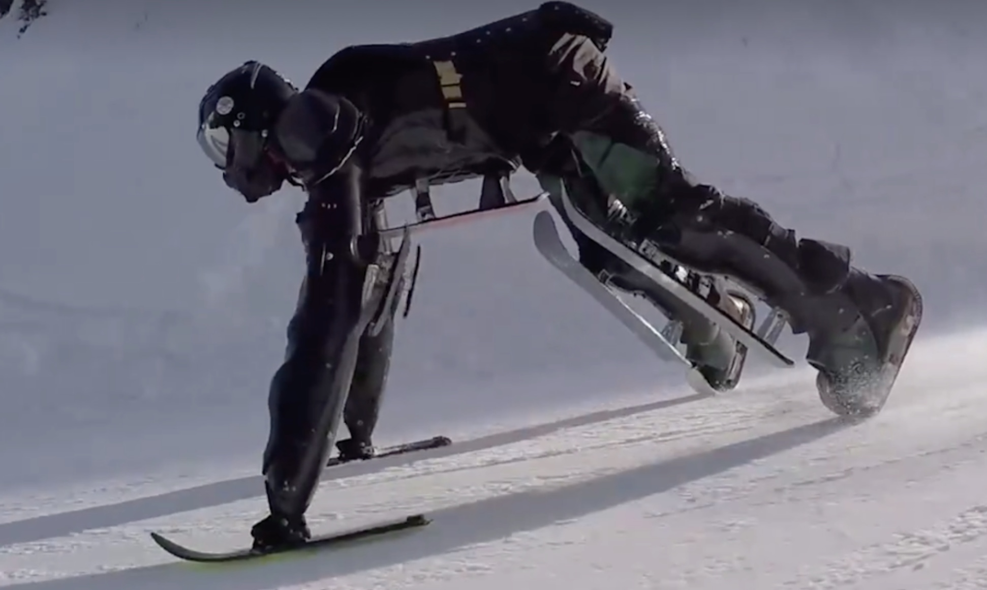 VIDEO: They Call This "Buggy-Skiing" In France