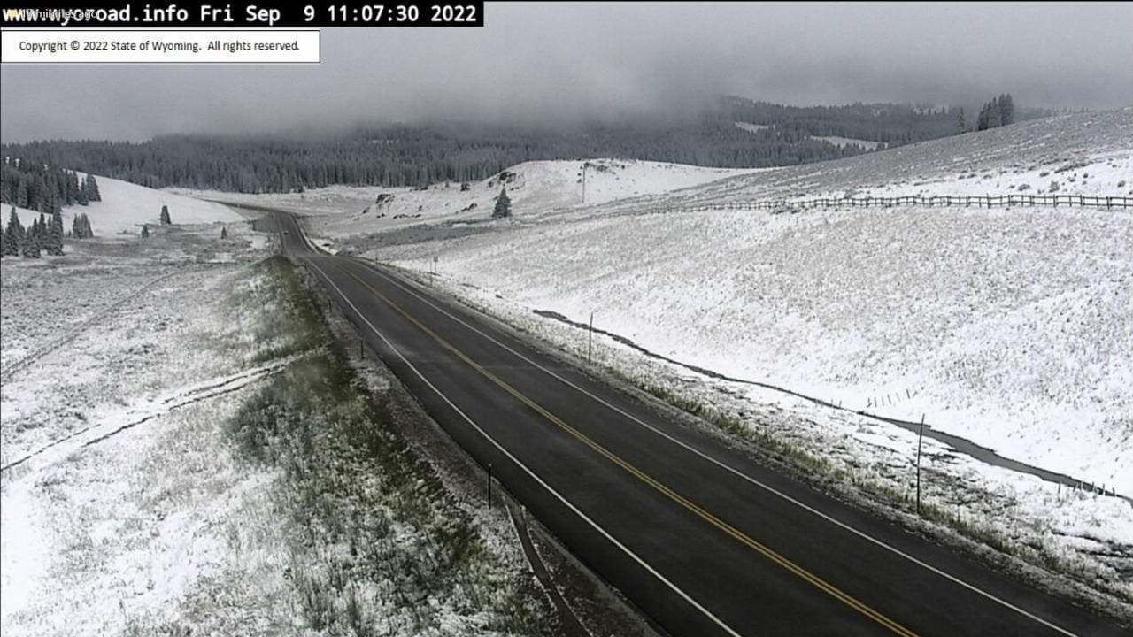 Summer Snow Reported In Northern Wyoming!