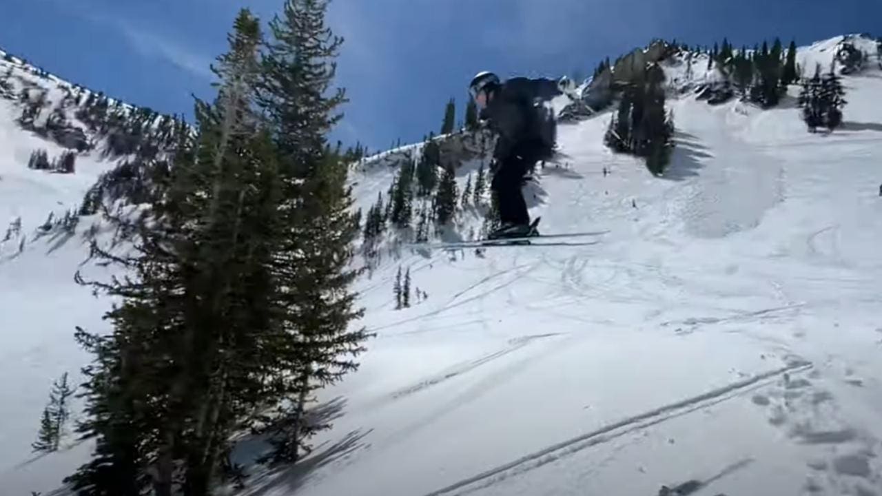 Skier Overshoots Huge Air At Snowbird (Video)