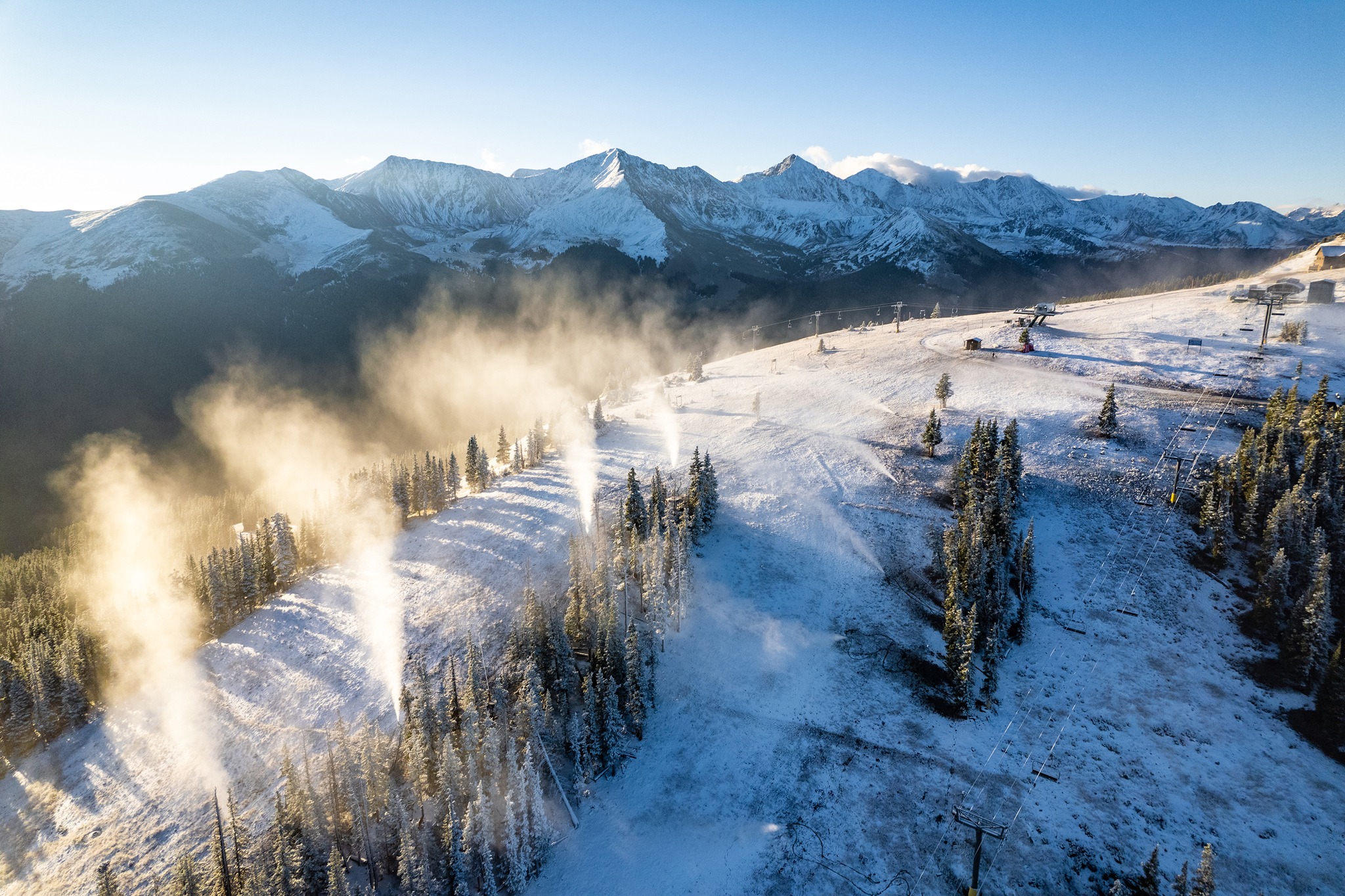 Copper Mountain Started Snowmaking Today!