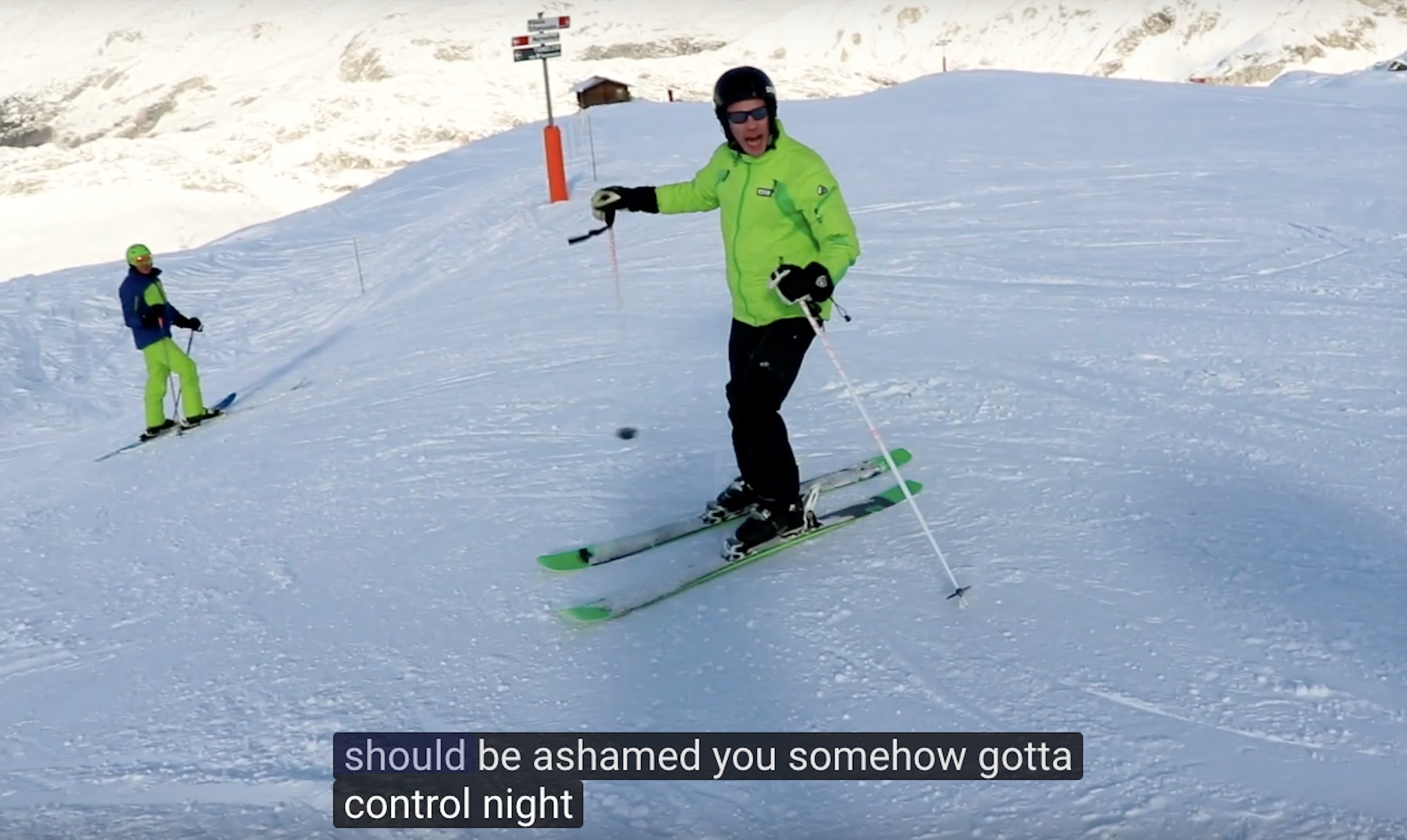 FUNNY: Professional Ski Racers Told "Grow Up" For Skiing Too Fast