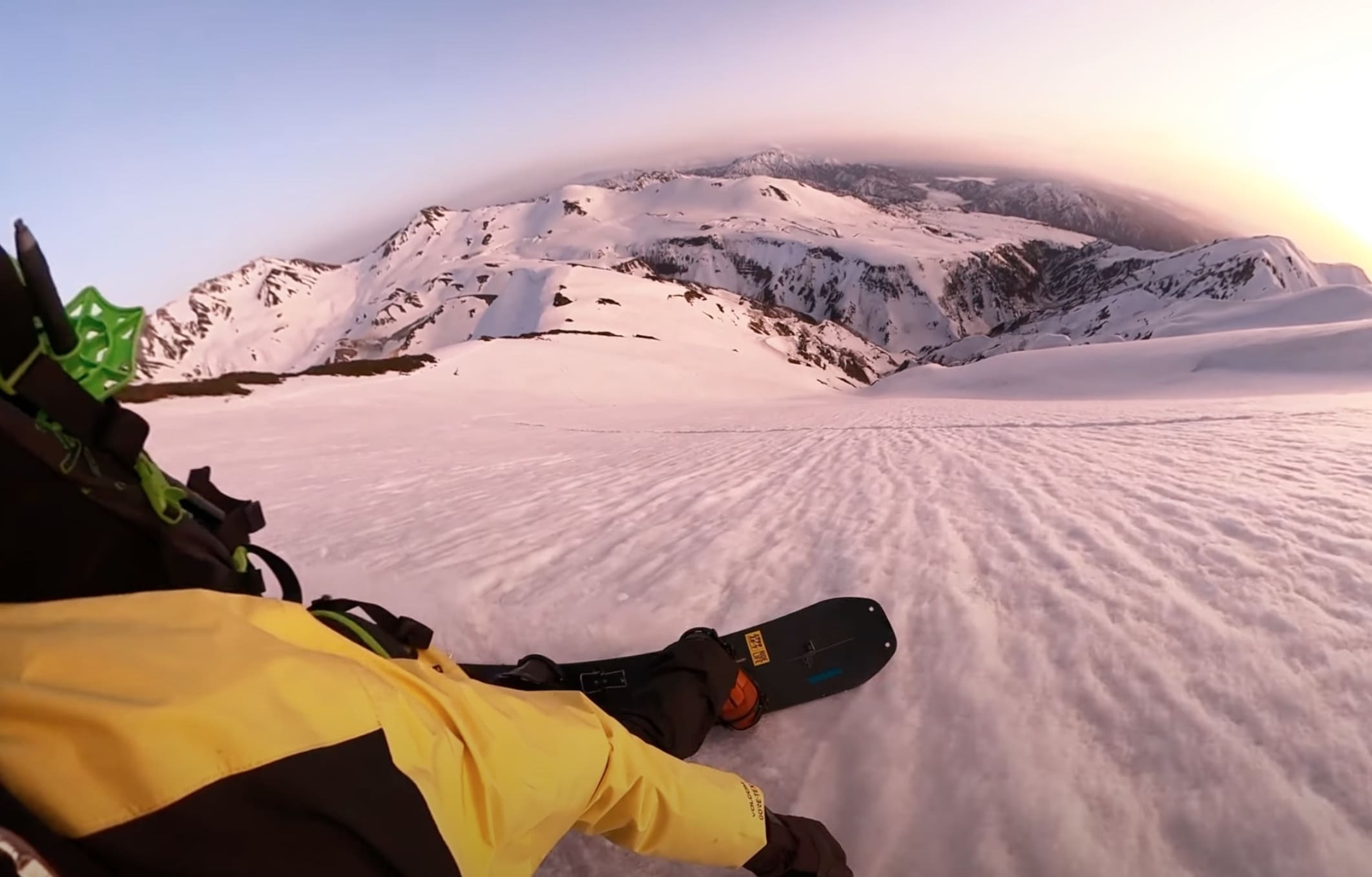 VIDEO Above Treeline Adventure Snowboarding In Japan