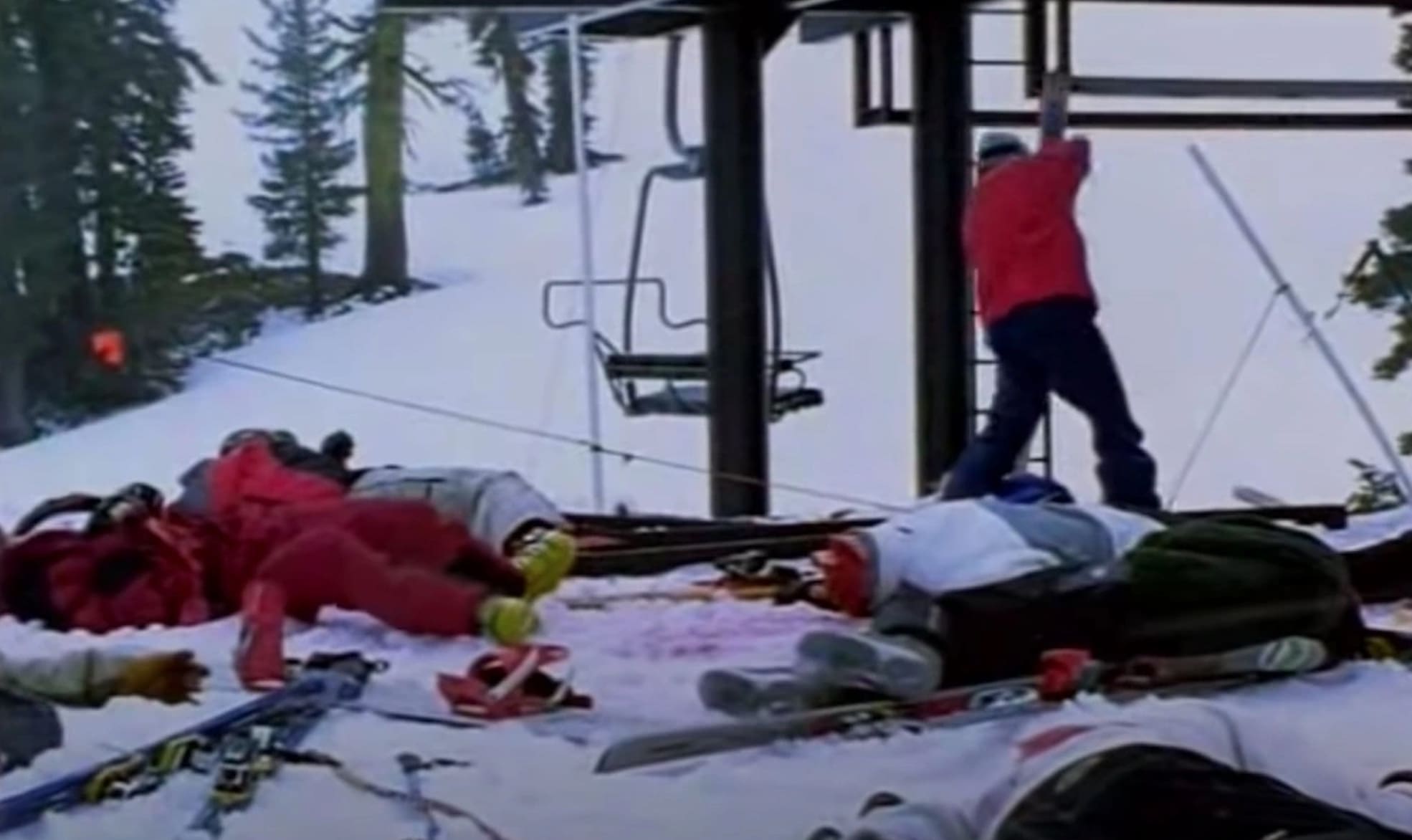 Shane McConkey Once Massacred Entire Liftline For First Chair